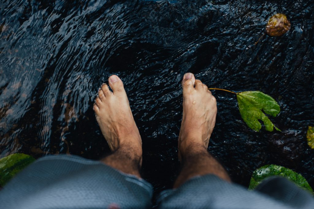 grounding in the water